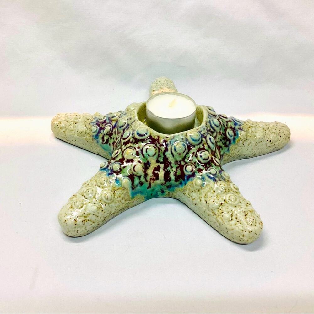 Ceramic Sea Star Tealight Candle Holder
